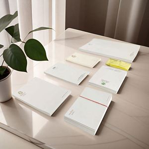 X821 Blocs-notes professionnels A5 détachables pour hôtels, avec logo personnalisé imprimé, pour cadeaux promotionnels immobiliers - Product Image 3
