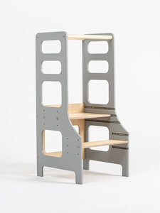 Verstelbare Hoogte Leren Toren, 4-<span class=keywords><strong>In</strong></span>-<span class=keywords><strong>1</strong></span> Peuter Helper Montessori Houten Kinderen Leren Toren Met Veiligheid Voeten - Product Image 6