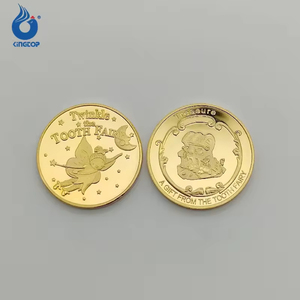 Coulée de pièces commémoratives plaquées or de fée <span class=keywords><strong>des</strong></span> dents pour enfants personnalisés pour cadeau de changement de dent parfait médailles couronne pièce de trésor - Product Image 6
