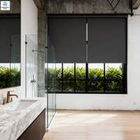 Persianas Enrollables Motorizadas Eléctricas Inteligentes, Control Remoto WiFi Tuya, Tamaño Personalizado, Compatibles con Alexa y Google para Hogar, Oficina y Dormitorio