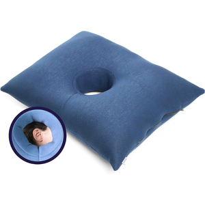 Oreiller bleu avec trou pour les oreilles - Product Image 6