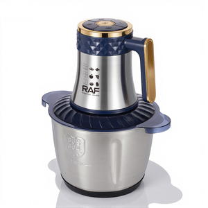 Robot culinaire RAF 3L Bol en acier inoxydable 300W <span class=keywords><strong>Hachoir</strong></span> de cuisine durable pour légumes, viande, mélange et préparation quotidienne de la cuisine - Product Image 5