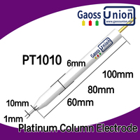 Électrode Colonne et Contre-Électrode en Platine GaossUnion, Personnalisable OEM, Origine Tianjin