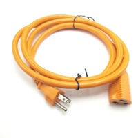 Kabel Daya Pengganti 3 Prong 18AWG 3ft 6ft 10ft Hitam Nema 5-15P ke IEC320C13 untuk Monitor Komputer TV