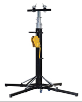 Support de levage robuste de 19 pieds pour écran LED, éclairage, truss, tour de sonorisation Line Array, tour de levage truss et support à manivelle