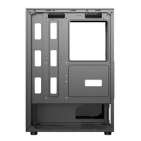 Ruix Nouveau Design ARGB ATX Double Côtés Transparent En Verre Trempé Mi Tour Armoire De Bureau Gaming Ordinateur Cas PC Cas