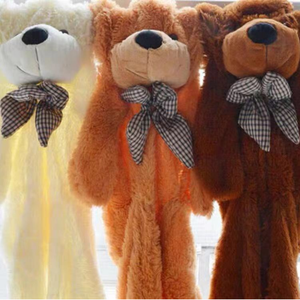 Оптовая продажа, плюшевый мишка, Пушистый Плюшевый мишка, большой гигантский плюшевый мишка, кожа без наполнения - Product Image 3