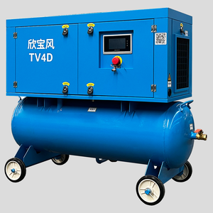 TVD4.0kw Portable Mobile Silent Screw Air <strong>Compressor</strong>, Pressure 0.6/1.3 MPa, Air Flow 0.3/1 m&sup3;/min, Power 2.2/7.5 kW 3/10 HP - Product Image 2