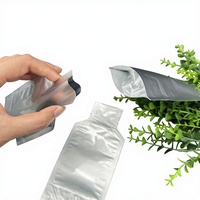 Sachets sous vide imprimés en gravure, forme bouteille, pour échantillons mini de 20 ml et 30 ml, en stock, pour gel énergétique, miel ou liquides, emballage spécial.