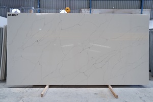 Encimera de Cuarzo de Ingeniería, Gran Formato, Gris Calacatta, Diseño Moderno, Duradera, Impermeable, para Baño, Mesa o Encimera - Product Image 5