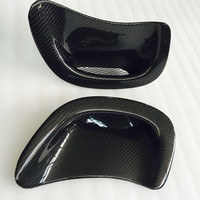 Para 1992-1997 Mazda RX7 FD3S RHD estilo fibra de carbono guardabarros delantero Scoop rejillas de ventilación (PAR) CF
