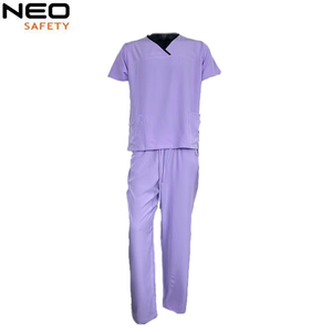 V Cổ Chà Phù Hợp Với Phẫu Thuật Tẩy Tế Bào Chết Ngành Công Nghiệp Y Tế Đồng Phục Tinh Khiết Bông Tẩy Tế Bào Chết Đồng Phục Bộ Bệnh Viện Làm Việc Quần Áo - Product Image 4
