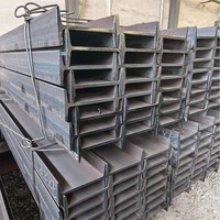 Viga H Estructural IPN 160 220 Acero ligero para estructura de acero Edificio y almacén Superficie resistente Limpia o pintada