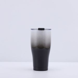 40oz <b>Large</b> Curve Stainless Steel Vacuum Insulated Double Wall Tumbler with Leakproof 2 in 1 Lid Party Ready Gradient Coated - Product Image 2