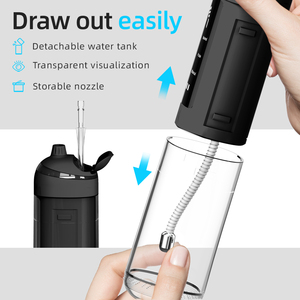 <span class=keywords><strong>Irrigador</strong></span> Bucal Portátil Recargable con 6 Modos, 4 Boquillas, Resistente al Agua IPX7, Apto para Personalización de Pedidos Pequeños - Product Image 5
