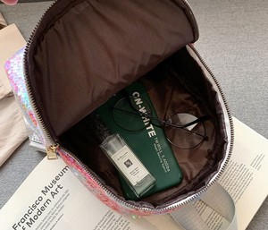 Zaino da viaggio con paillettes arcobaleno colorato <span class=keywords><strong>per</strong></span> ragazze Versatile in pelle sintetica borsa da scuola graziosa nuova progettazione <span class=keywords><strong>per</strong></span> i bambini - Product Image 6