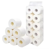 Papier toilette sur mesure du fabricant, grand rouleau, jetable, pour salle de bain, fabriqué en Chine