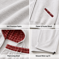 Conjuntos de Sudadera y Pantalones Deportivos Personalizados para Hombre, Estilo Y2K, Oversize, de Felpa, con Capucha