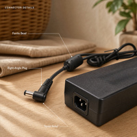 Adaptateur Électrique Haute Qualité Étanche 12V 10A 120W en Matériau PC V-0 pour Vélo Électrique – Vente en Gros, Charge Rapide, ODM, OEM