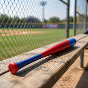 Set de Bate de Béisbol de Madera para Jóvenes RX - Bates Ligeros de Madera Sólida, Duraderos, Rojo/Azul, Aptos para Principiantes y Entrenamiento Profesional (27-29 Pulgadas) - Product Image 3