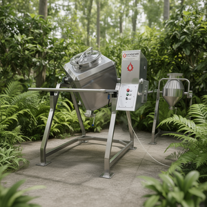 Mélangeur de poudre cubique Kandemir 200 litres, mélangeur rotatif 3D en acier inoxydable, de laboratoire à l'échelle industrielle - Product Image 3