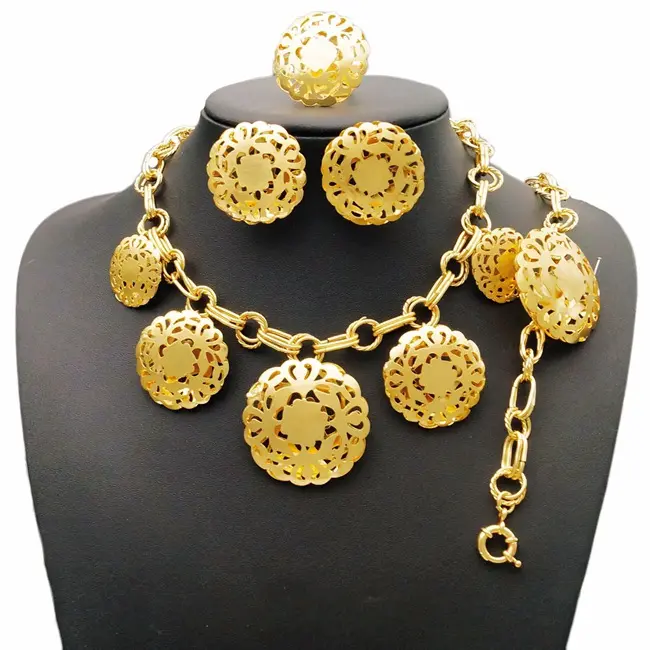 Wholesale jewelry manufacturer china Jewelry with 18k gold
