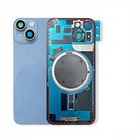 Coque arrière d'origine pour iPhone 16, 16 Pro, 16 Pro Max, 16 Plus avec cadre photo magnétique, vitre de protection et couvercle de batterie