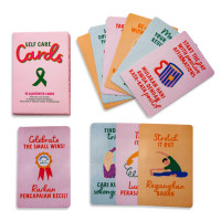 Cartes d'affirmations positives personnalisées pour le sommeil et le bien-être, avec support – Utilisation familiale, écologiques et durables, impression personnalisée
