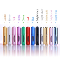 Flacon de parfum en verre SUMEEAR 5 ml avec col en aluminium, pulvérisateur rechargeable, flacon échantillon, bouchon pulvérisateur, logo personnalisé, carton de sécurité