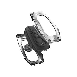 Étui de protection pour clé de voiture en silicone de style cyberpunk, coque en métal pour clé sans fil pour <span class=keywords><strong>Mercedes</strong></span> Benz CLA <span class=keywords><strong>CLE</strong></span> <span class=keywords><strong>Coupé</strong></span> AMG GT Classe S Maybach - Product Image 5