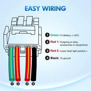 Đèn tại chỗ <span class=keywords><strong>push</strong></span> <span class=keywords><strong>button</strong></span> chuyển 12V on off chuyển đổi 1.28 "x 0.87" cho TOYOTA Sequoia Highlander tacoma Tundra 4Runner ravr Yaris - Product Image 3