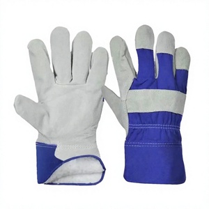 Insulated <b>Cow</b> Split Leather Durable Anti-Slip Winter Work Gloves Thermal Cold Resistant General Purpose Gloves with Bio Liner - Product Image 1