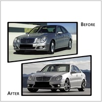 Kit carrosserie E63 pour Mercedes-Benz Classe E (04-08) W211 – Améliorez votre véhicule avec les pare-chocs et les jupes latérales du modèle AMG63