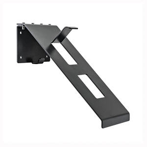 Support de casque de vélo JH-Mech léger revêtement en poudre noire support mural de casque support de menton mobile pour veste manteaux chapeaux - Product Image 5