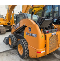 Chargeuse compacte sur chenilles CASE SV300 d'occasion pour la manutention de matériaux, les projets de construction et l'aménagement paysager