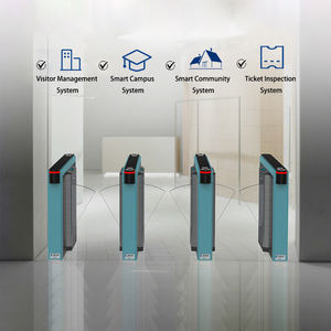 Tourniquet à clapet de gestion de foule pour métro, contrôle d'accès, reconnaissance faciale intelligente, barrière à clapet en acier inoxydable 304, anti-tailgating - Product Image 6