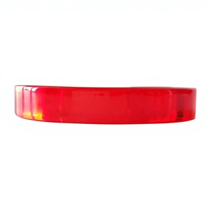 Handmade <b>Red</b> Acrylic Casting Resin Bangle <b>Bracelet</b> Unique Newly Unisex Trendy Fashionable Bangle Jewelry Anniversary Party - Product Image 4