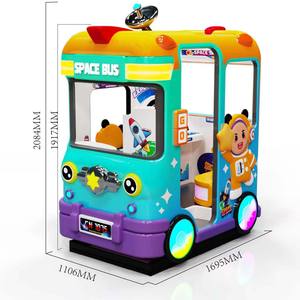 Mini <span class=keywords><strong>autobús</strong></span> Kiddie juego de vibración para niños que funciona con monedas Ride-on Car Arcade Carnival Inglés/japonés/español - Product Image 4