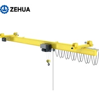 Pont roulant monopoutre Zehua avec palan électrique, moteur et entraînement, hauteur de levage 12 m, portée 10 m
