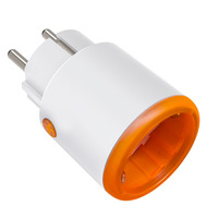 Prise murale intelligente Zigbee NEO 16A, norme européenne, ABS, télécommande, économie d'énergie, mesure de la consommation, 2 prises, IP20