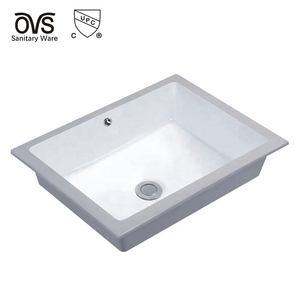 Lavabo <span class=keywords><strong>en</strong></span> céramique rectangulaire à encastrer certifié CUPC pour l'Amérique du Nord, lavabo <span class=keywords><strong>sous</strong></span> comptoir pour <span class=keywords><strong>meuble</strong></span> de salle de bain - Product Image 1