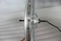 Moteur de moyeu de roue arrière pour vélo électrique (E-bike) 20 pouces 36V/48V 350W 500W 1000W, sans balais, à engrenages, avec frein à disque ou frein à tambour à expansion