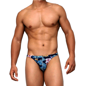 Ropa interior de bambú sexy para hombres <span class=keywords><strong>gay</strong></span> <span class=keywords><strong>erotismo</strong></span> estampado personalizado - Product Image 1