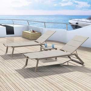 <b>Foldable</b> <b>Beach</b> <b>Chair</b> With Wheels Outdoor Chaise Lounge <b>Chair</b> Grden Funiture Outdoor Pool Bed - Product Image 2