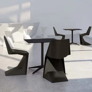 YIPJ kreativer Designer Esszimmerstuhl spanisch künstlerischer Sinn Lounge-Sessel S-Form Rhombus Esszimmerstuhl