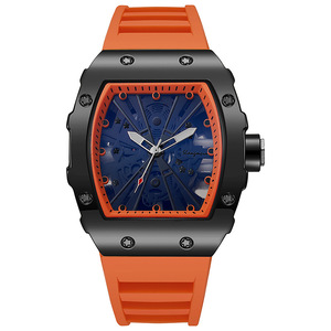 Reloj de cuarzo de alta gama para hombre, con correa de resina, función de calendario con indicadores, estilo deportivo ecológico. - Product Image 5