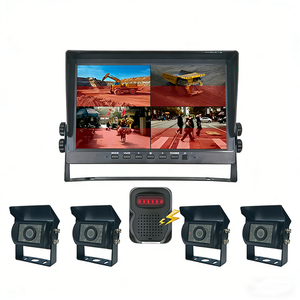Système <span class=keywords><strong>de</strong></span> surveillance intelligent IA BSD avec moniteur 4 canaux 10,1 pouces et caméras AHD 1080p pour camions lourds - Product Image 1