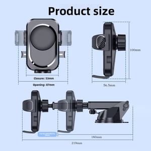 Nuovo Modello A05B Sistema di Navigazione per Console Centrale, Supporto Retrattile per Telefono da Auto con <span class=keywords><strong>Ventosa</strong></span>, Uso Globale - Product Image 4