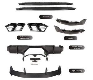 Faldones Laterales Traseros de Fibra de Carbono <span class=keywords><strong>Real</strong></span> para BMW G80 M3 2000-2007, Fijación con Tornillos, Modificación de Carrocería, Piezas de Auto - Product Image 2