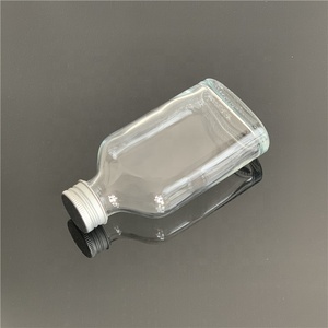 100 ml 3.4 oz Mini Glass <strong>Flask</strong> Liquor <strong>Bottle</strong> - Product Image 3